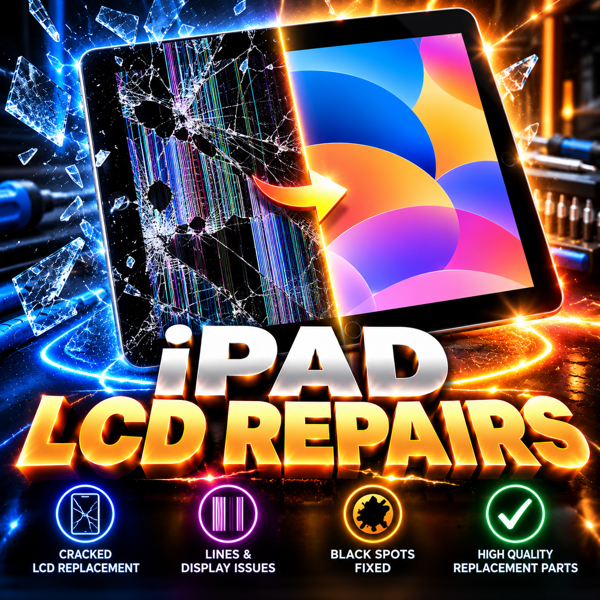 iPad 6th Gen 2018 Screen Replacement