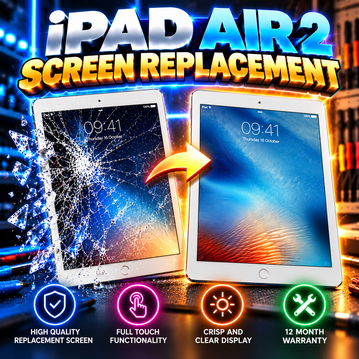 iPad Air 2 Screen Replacement
