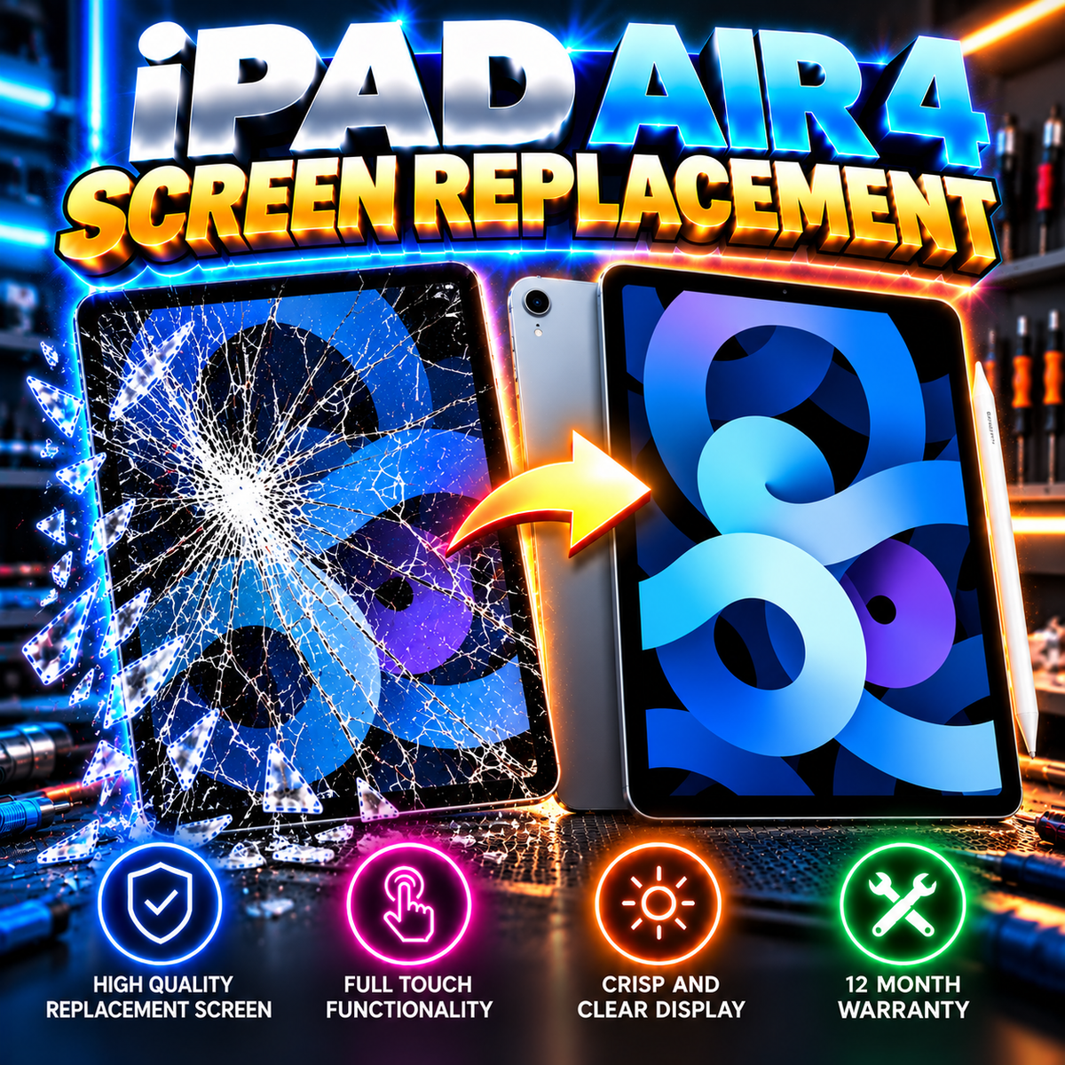 iPad Air 4 Screen Replacement